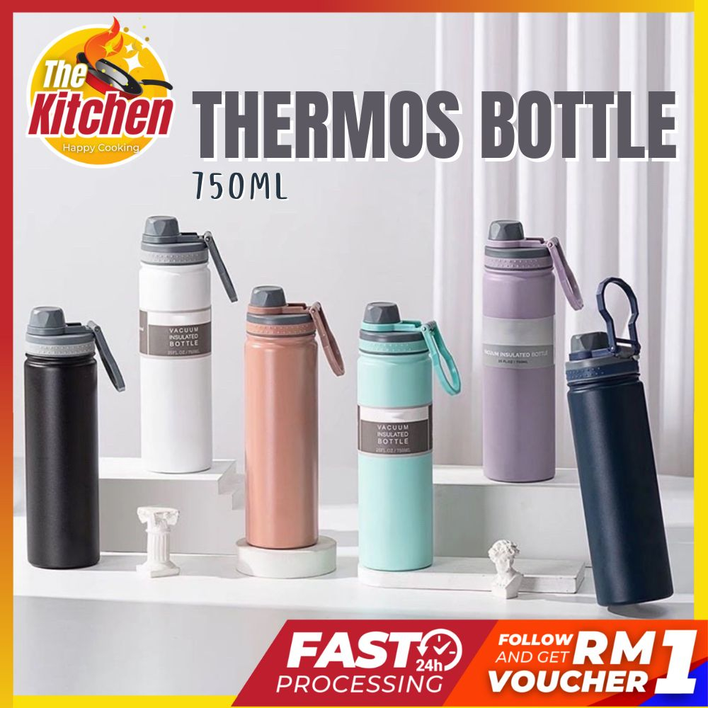 Relax 250ml Stainless Steel 18.8 Thermal Flask Thermos Bottle Botol Air  Tahan Panas Sejuk 保温瓶