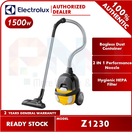 Electrolux 1500W CompactGo Bagless Vacuum Cleaner Z1230 Shopee Malaysia