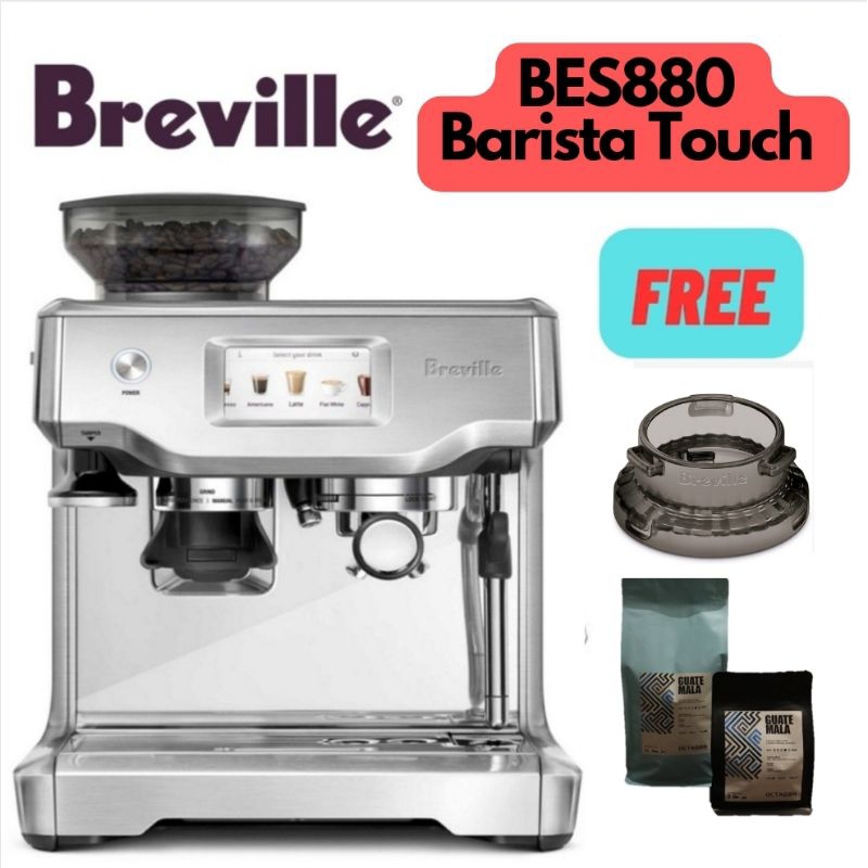 (CHEAPEST) Breville The Barista Touch BES880 Espresso Machine (FREE ...