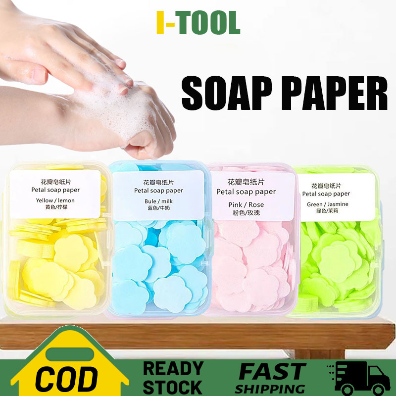 ITOOL Soap Paper Disposable Soap Anti Virus Portable Hand Washing