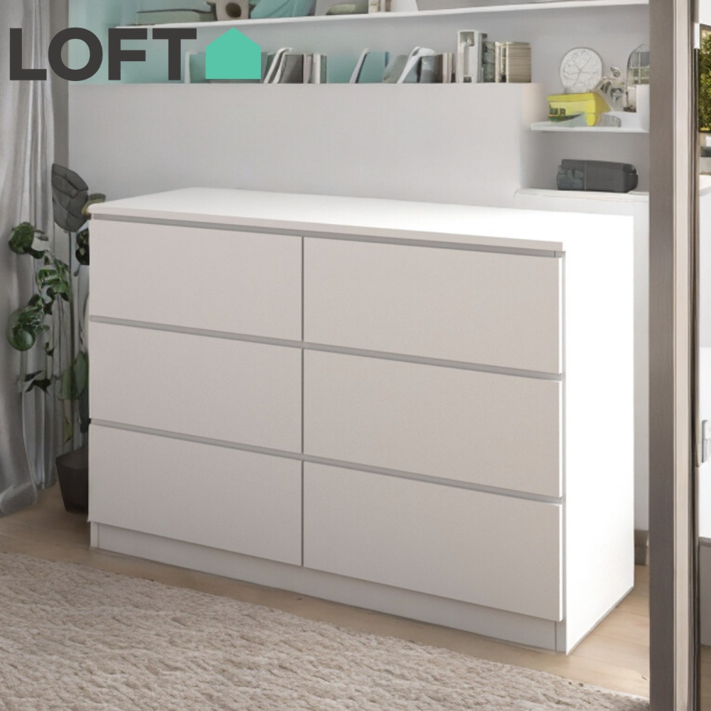 *Metal Drawer Slider* 18mm(T) TOP PANEL/ Aisha 6 Drawers/Multi Purpose