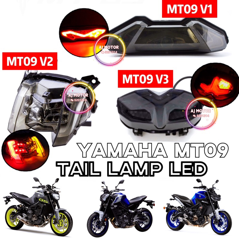 Mt V V V Integrated Led Tail Lamp Brake Light Siap Signal Yamaha