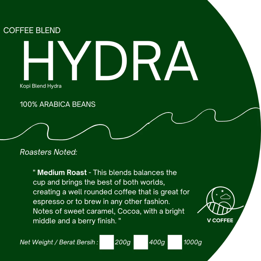 V Coffee Malaysia Hydra – specialty coffee beans Malaysia