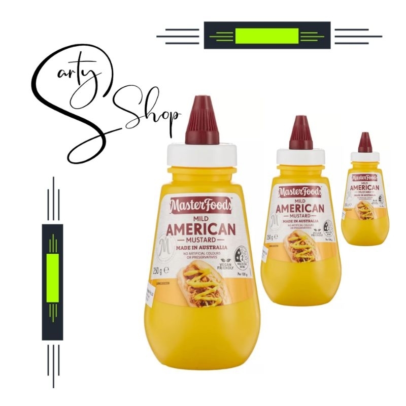 MasterFoods Mild American Mustard Squeezy Bottle 250g Shopee Malaysia
