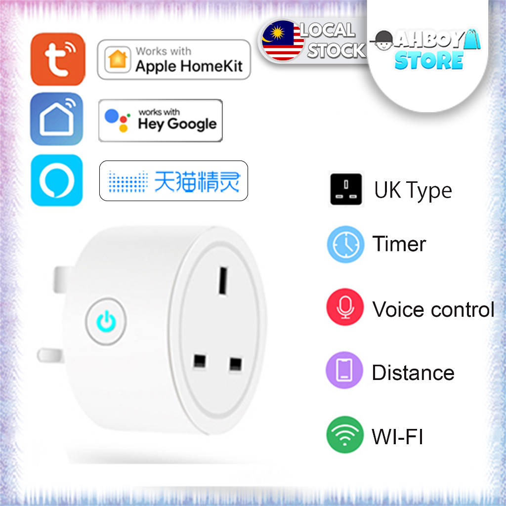 Smart Plug UK Timer plug Smart life HomeKit Tuya WIFI Smart Plug Socket