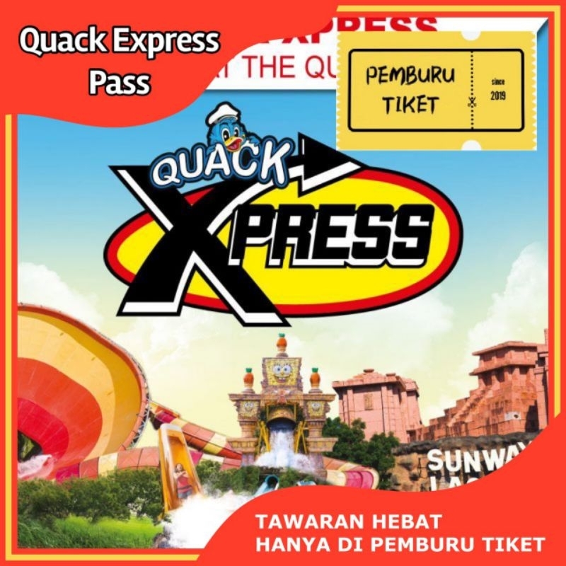 [RM5 OFF - Code:PEMBURU5] Sunway Lagoon Quack Express Pass | Shopee ...