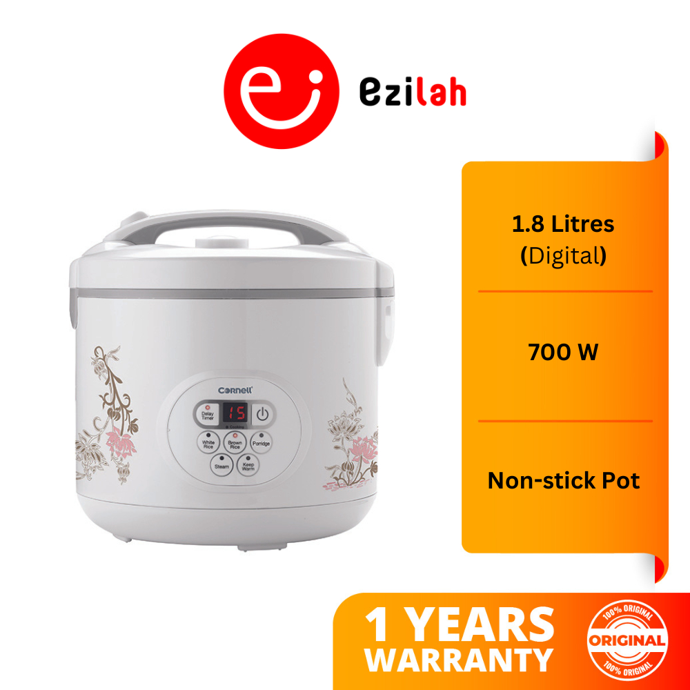 Cornell Digital Rice Cooker 1.8L CRCJP183PD Shopee Malaysia