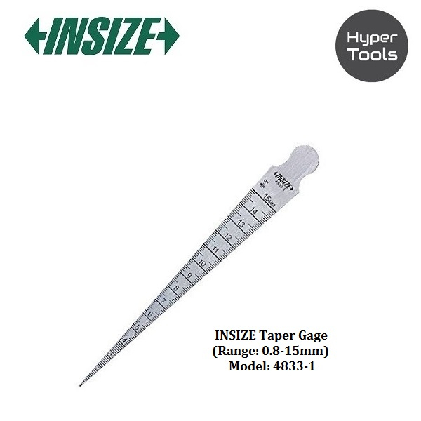 INSIZE Taper Gage / Taper Gauge (Range 0.815mm) Model 48331