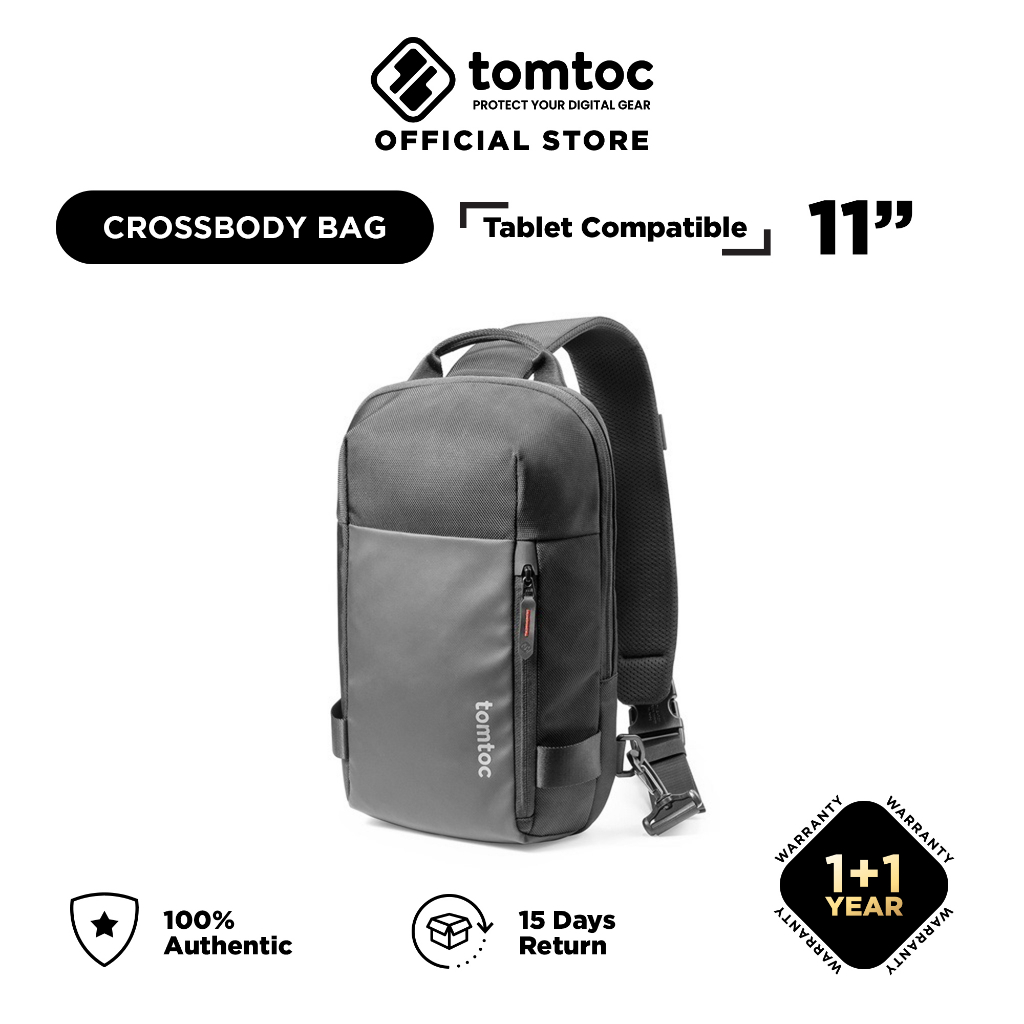 tomtoc 11 Inch Croxbody Men Shoulder Bag / Sling Bag / Crossbody Bag