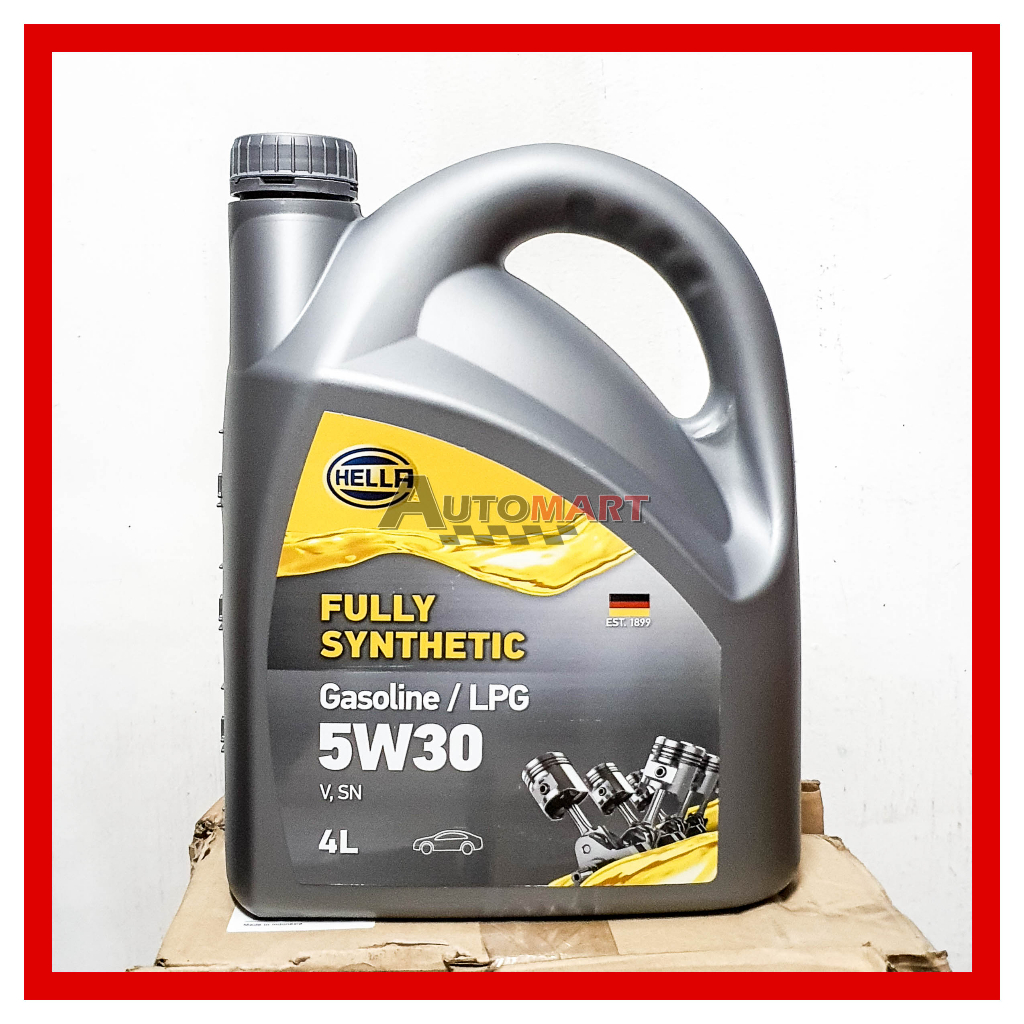 ORIGINAL HELLA FULLY SYNTHETIC 5W30 ENGINE OIL 4L TOYOTA HONDA FORD ...