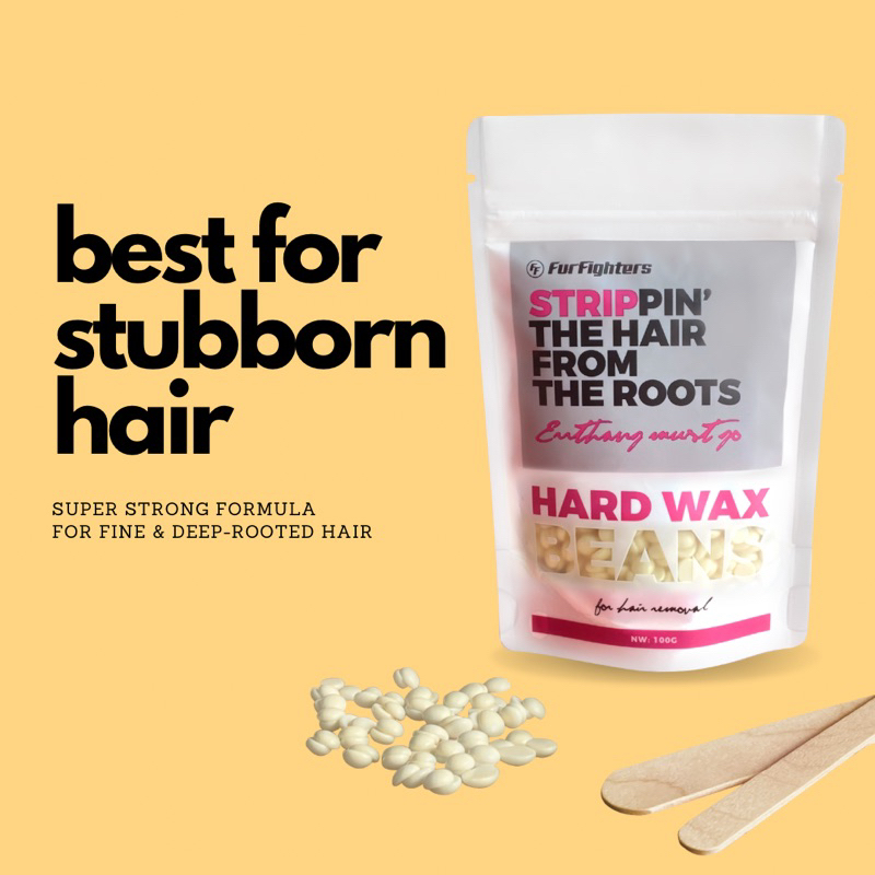 Fine & Stubborn Hair Super Strong Hard Wax Beans Hair Removal Wax Beads For Full Body Waxing