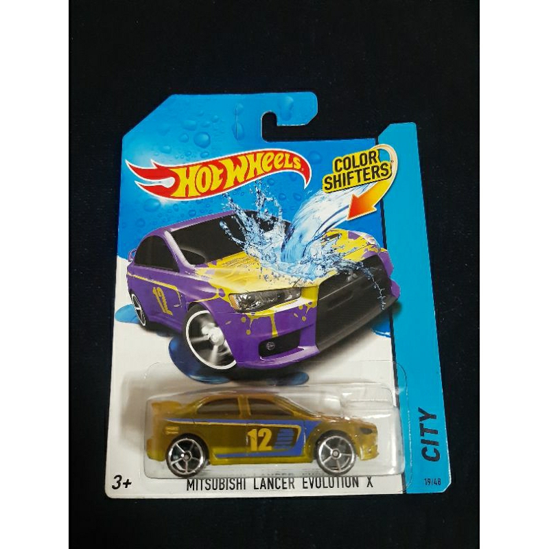 Hot Wheels MITSUBISHI LANCER EVOLUTION X (COLOR SHIFTERS) Shopee Malaysia
