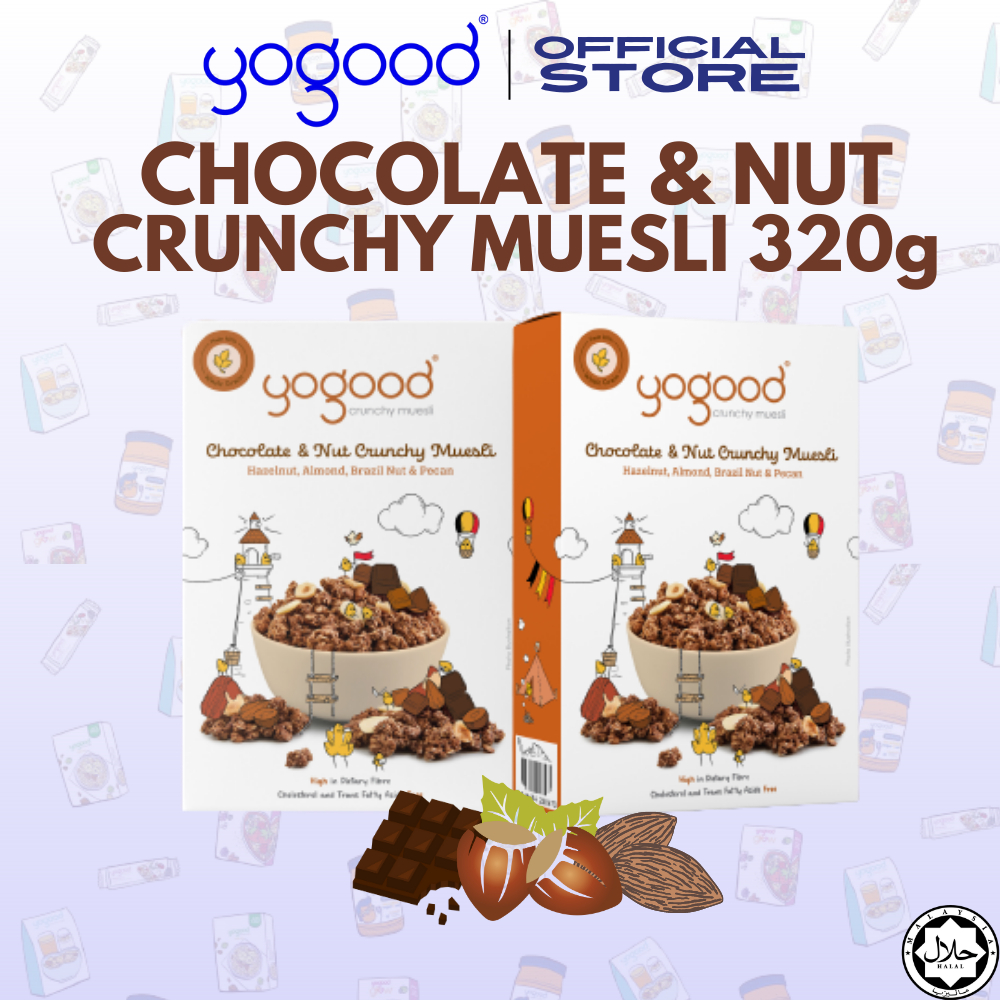 Yogood Crunchy Muesli Chocolate & Nut (320g) Shopee Malaysia