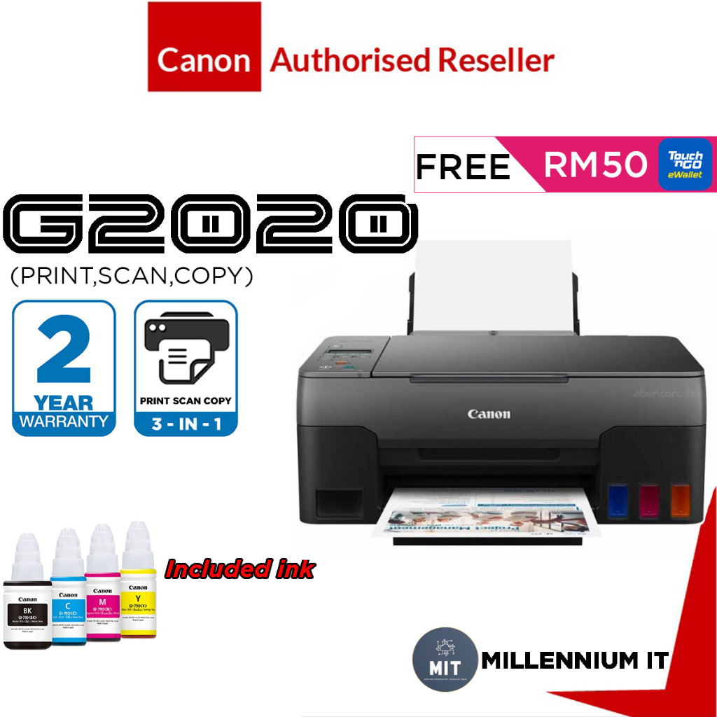 Canon G2020 All In One Printer Shopee Malaysia