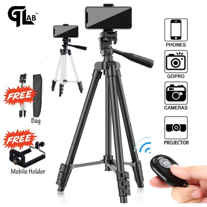 OFFER [ Free Bag ] Black Edition Portable Tripod 3110 / 3120 Multilevel ...