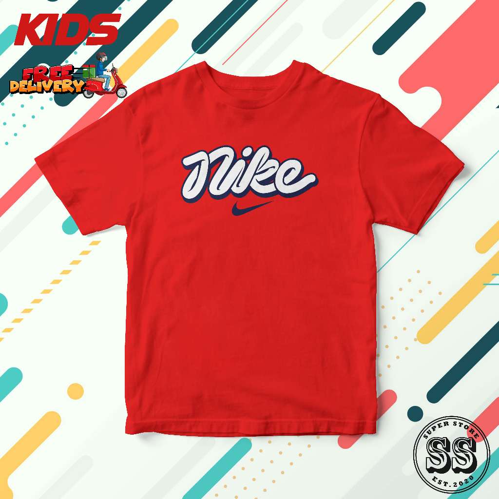 KIDS NIKE TSHIRT DESIGN 36 HIGH QUALITY COTTON BAJU BUDAK MURAH