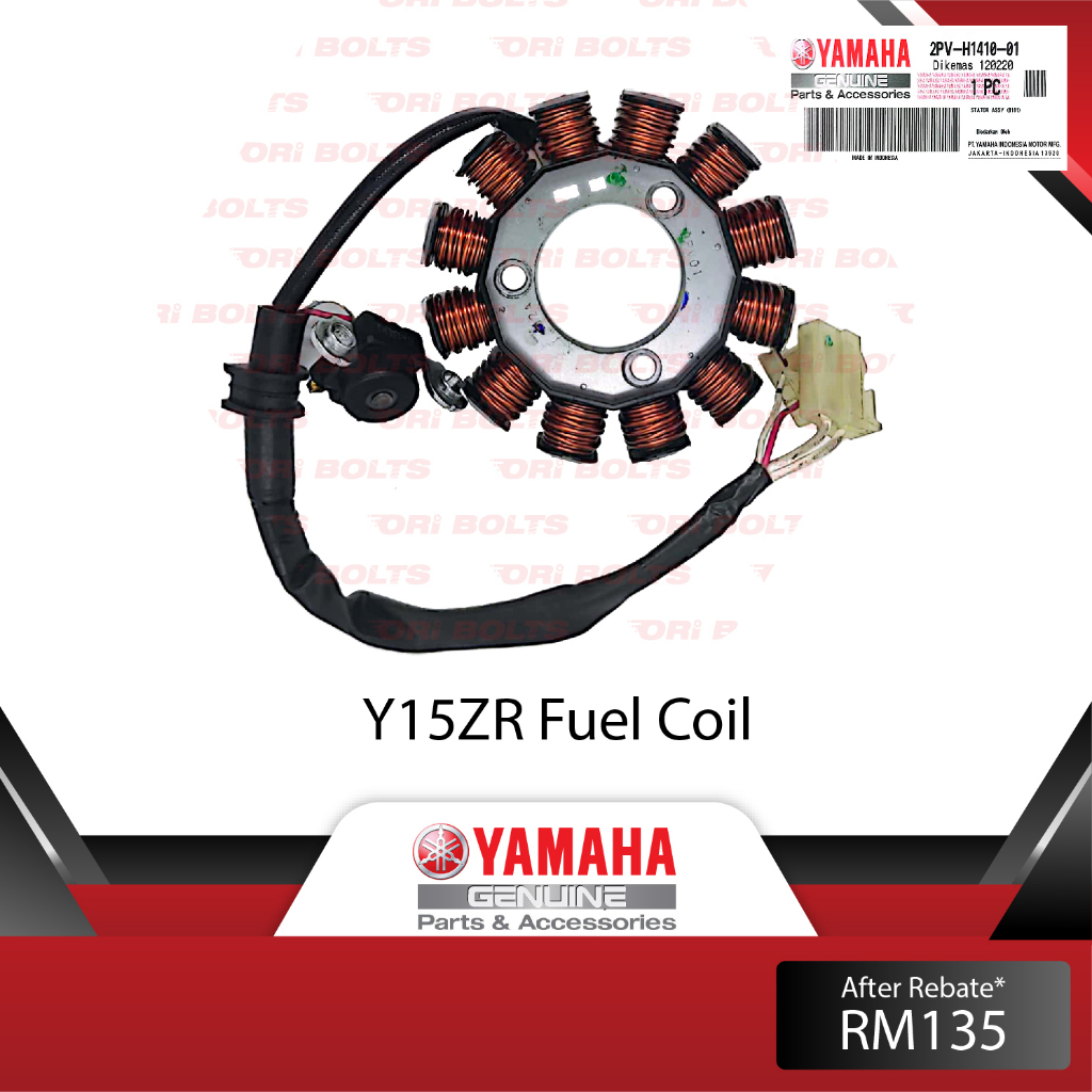 Yamaha Original Y15ZR Y15 (3402) V1 V2 Fuel Coil Stator Assy