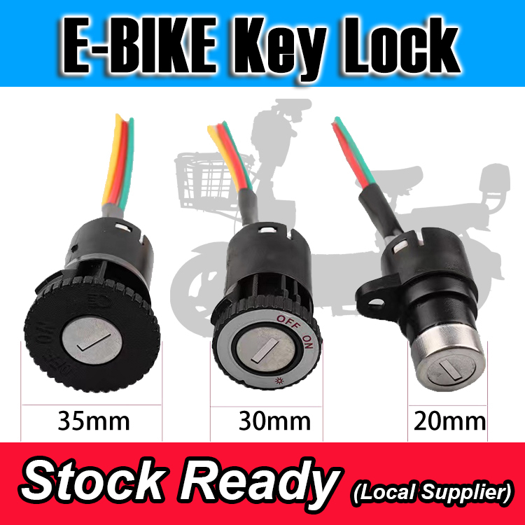 key lock for ebike kunci ebike Electric Bicycle Ignition Switch Key
