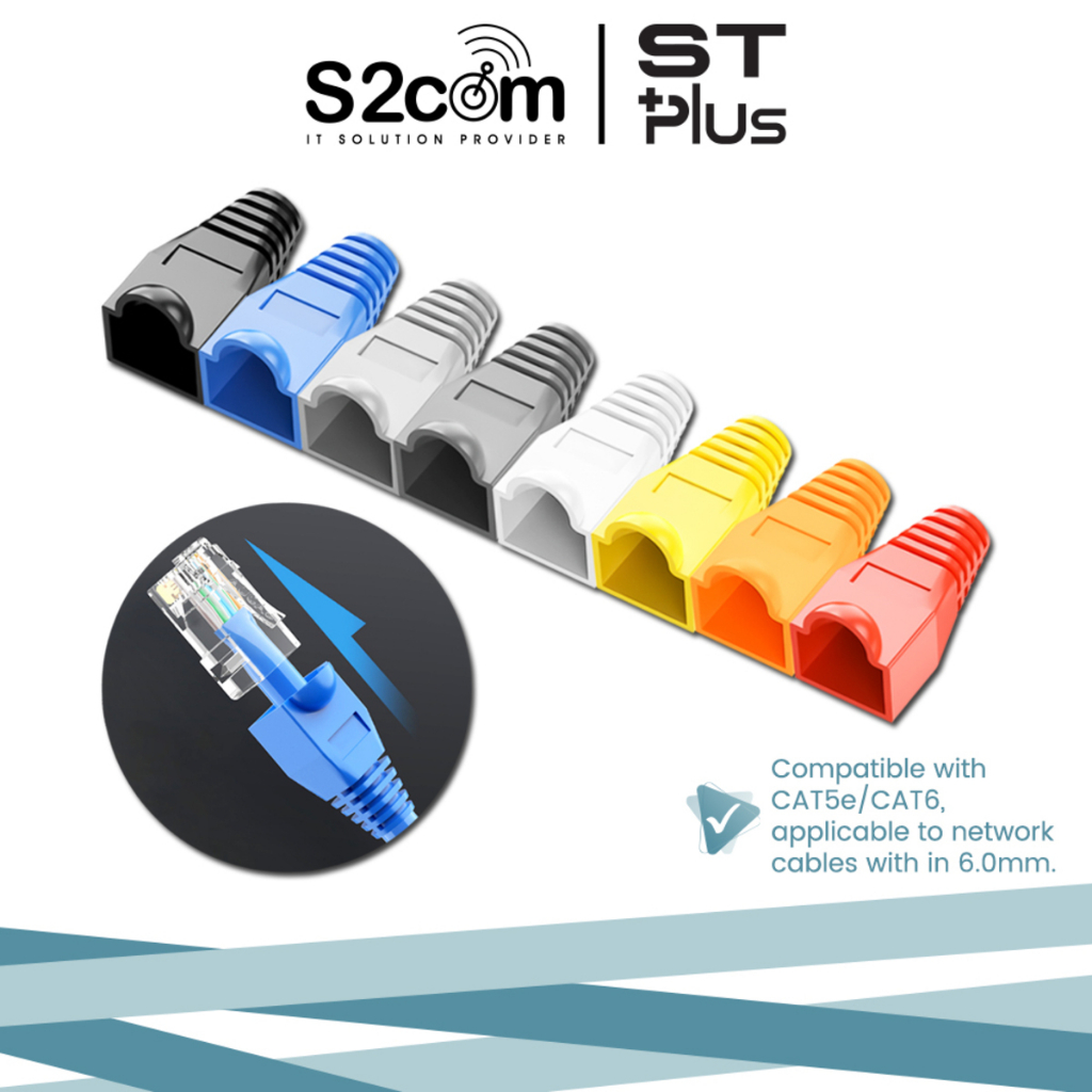 RJ45 Cat5E Cat6 Colour Rubber Boot | Shopee Malaysia