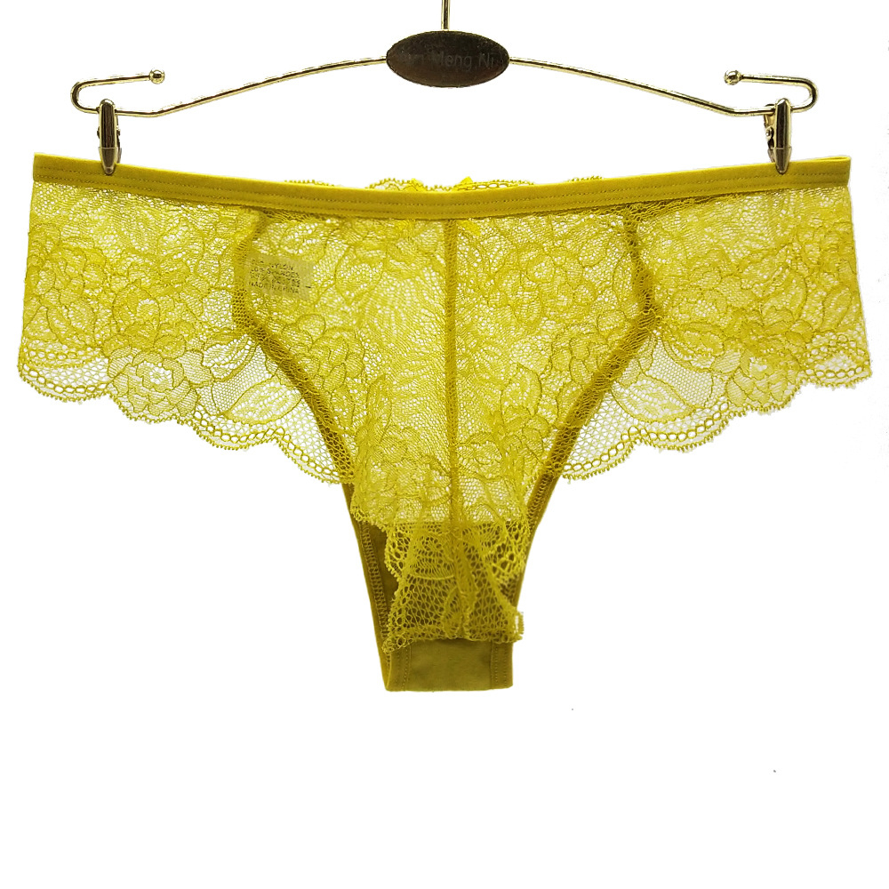 PT017 PREMIUM TADA MINI HIPSTER LACE COTTON LOW WAIST SEXY BRIEFS WOMEN