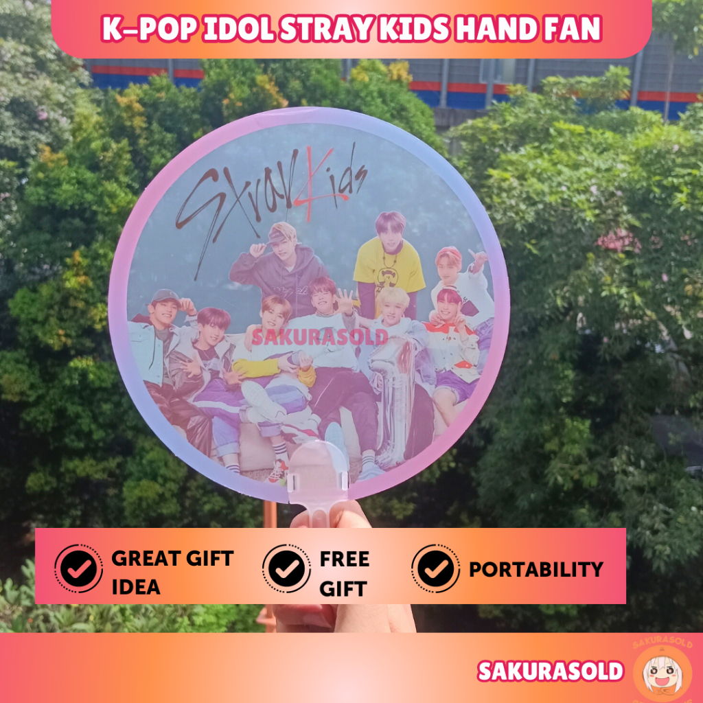 Kpop Stray Kids Hand Fan K Pop Idol Fans Idol Group Stray Kids Fan