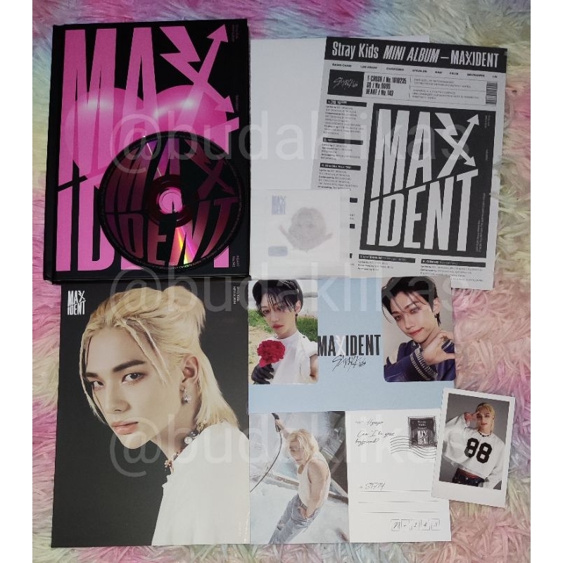 Ready Stock] Stray Kids MAXIDENT Limited Standard Paper Case Album