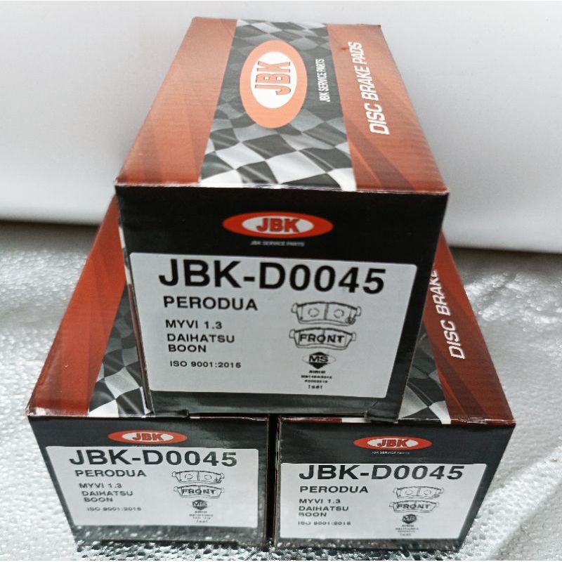 PERODUA KANCIL 660 DAIHATSU MIRA L2 (1994-2009) FRONT BRAKE PAD DEPAN MADE BY SUPER BRAKE 3 MONTH WARRANTY