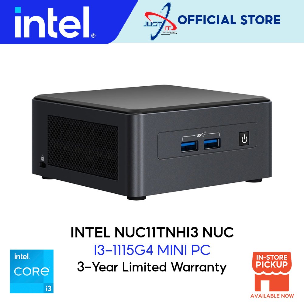 Intel NUC 11 Pro Kit NUC11TNHi3 Mini PC Barebone DIY Desktop 11th Gen ...