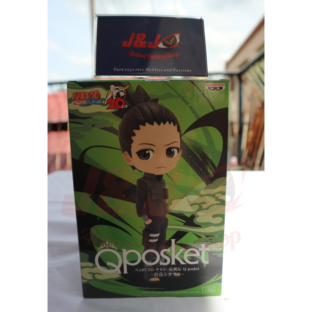 Banpresto Naruto Shippuden – Figura Nara Shikamaru Ver. B – Q Posket – Altezza 14 Cm