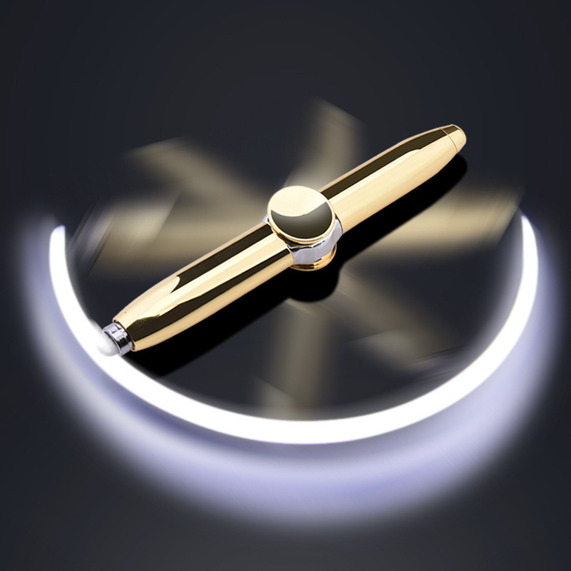 Creative Gift Multi-Function LED Spinning Rotating Pen ...
