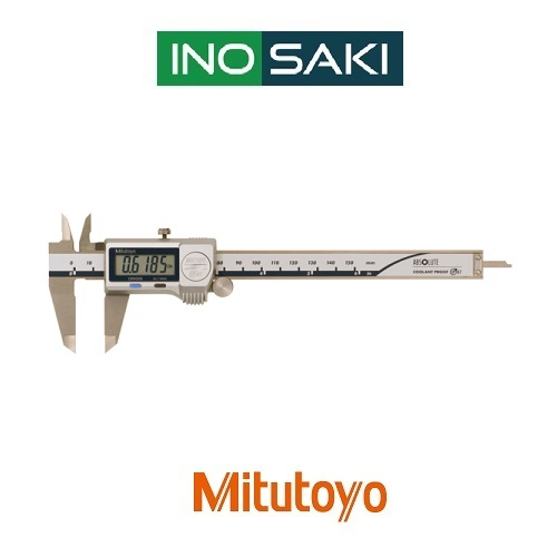 Mitutoyo Digital ABS Caliper CoolantProof IP67 Inch/Metric ,Thumb Ro