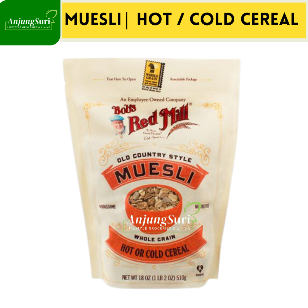 Bob's Red Mill Old Country Style Muesli Hot or Cold Cereal 510gm