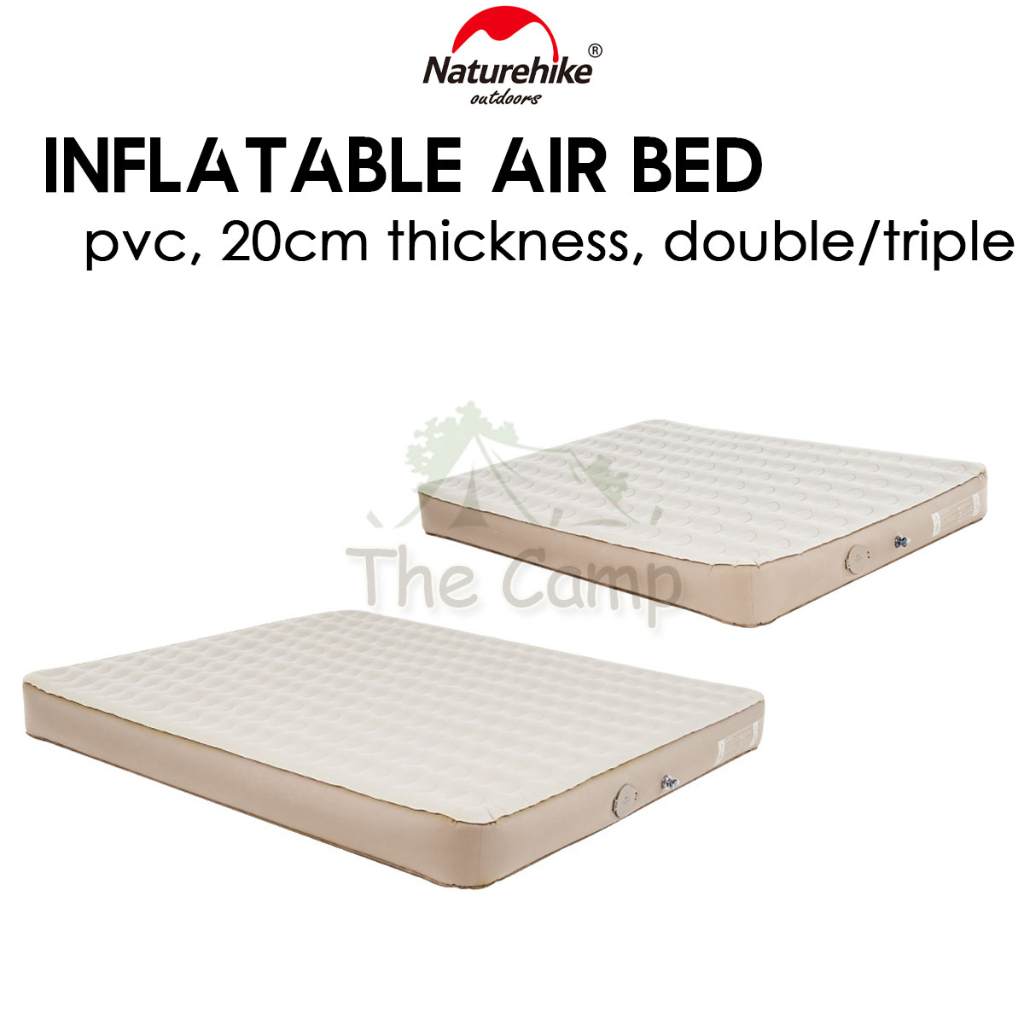 Naturehike Inflation Double Triple Camping Air Bed 20cm with Pump