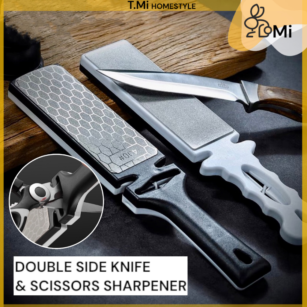 4in1 Multifunctional Knife Scissors Sharpener Kitchenware Gadgets Household  Whetstone Grinding/Batu Asah Pisau Gunting