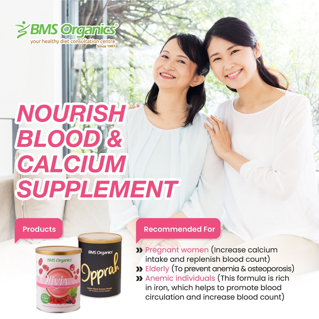 Nourish Blood & Calcium Supplement Formula PowderBMS Organics Olivia