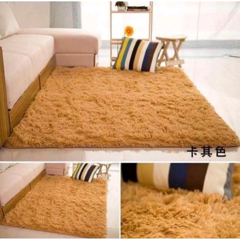 Shaggy Fluffy Soft Floor Mat Carpet Karpet bulu High Quality Bedroom