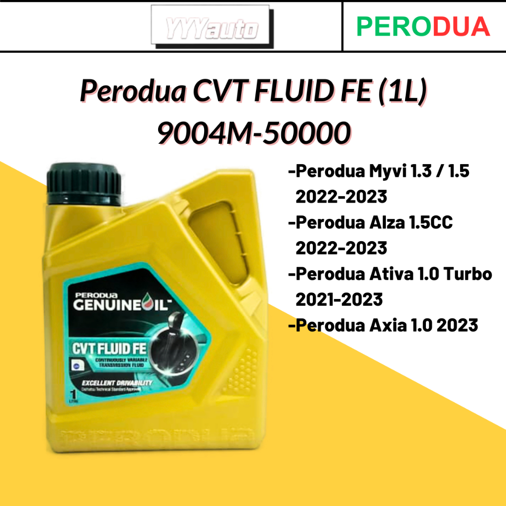 Perodua Auto Transmission Gear Oil ATF CVTFE Fluid (1L) Perodua Ativa