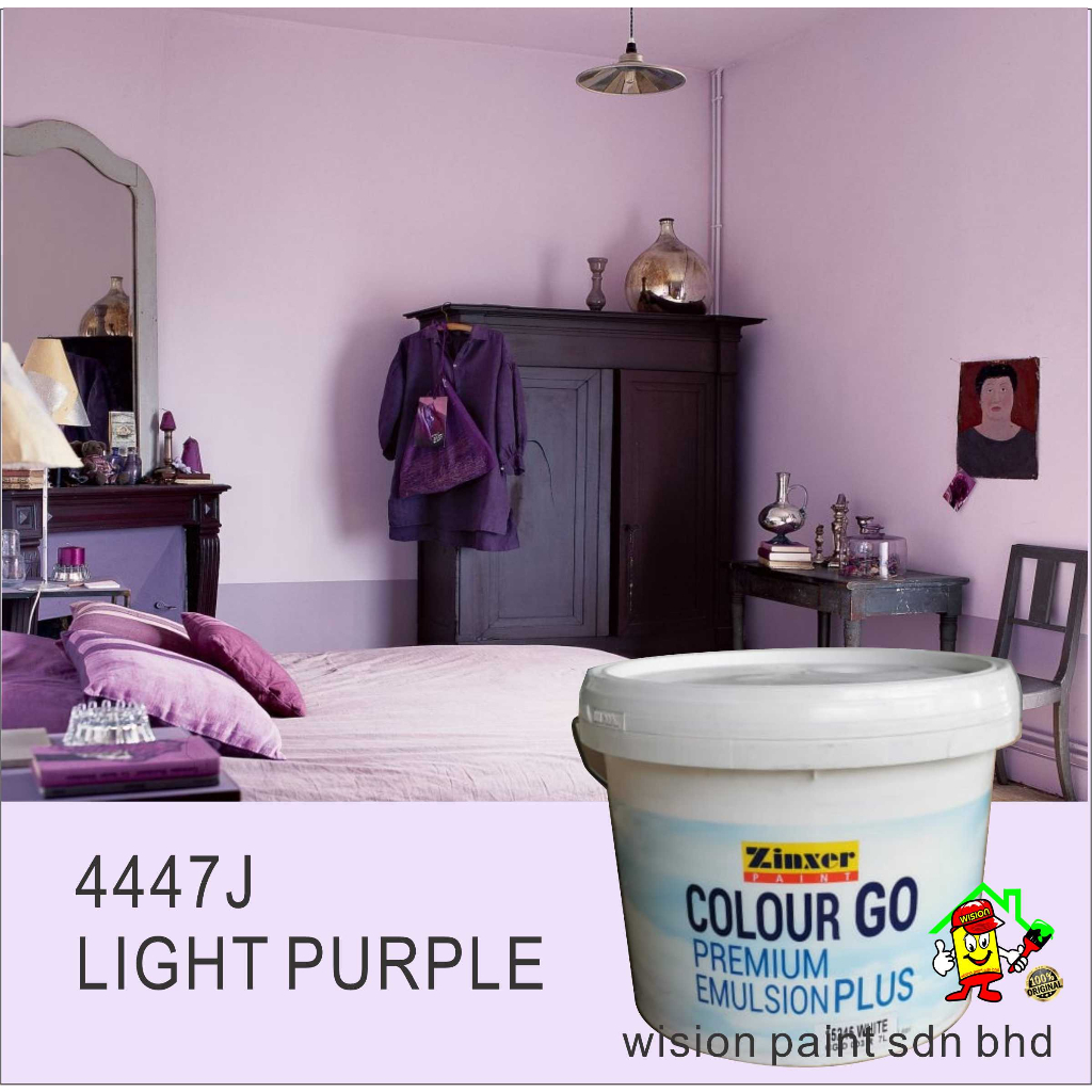 7 Liter ( ZINXER Colour GO ) Interior Acrylic Emulsion Paint Wall ...