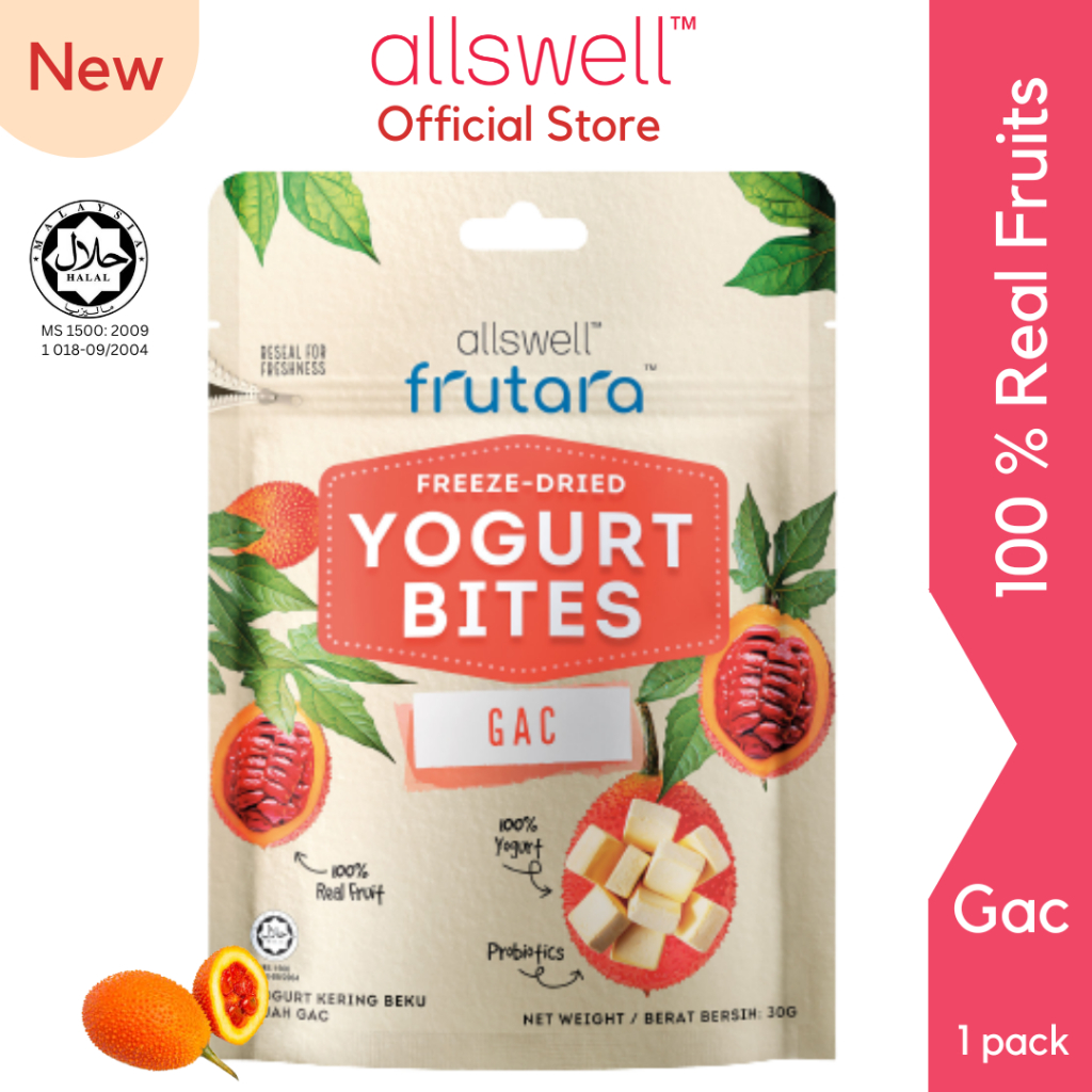 Allswell Frutara FreezeDried Yogurt Bites Gac 30G Shopee Malaysia
