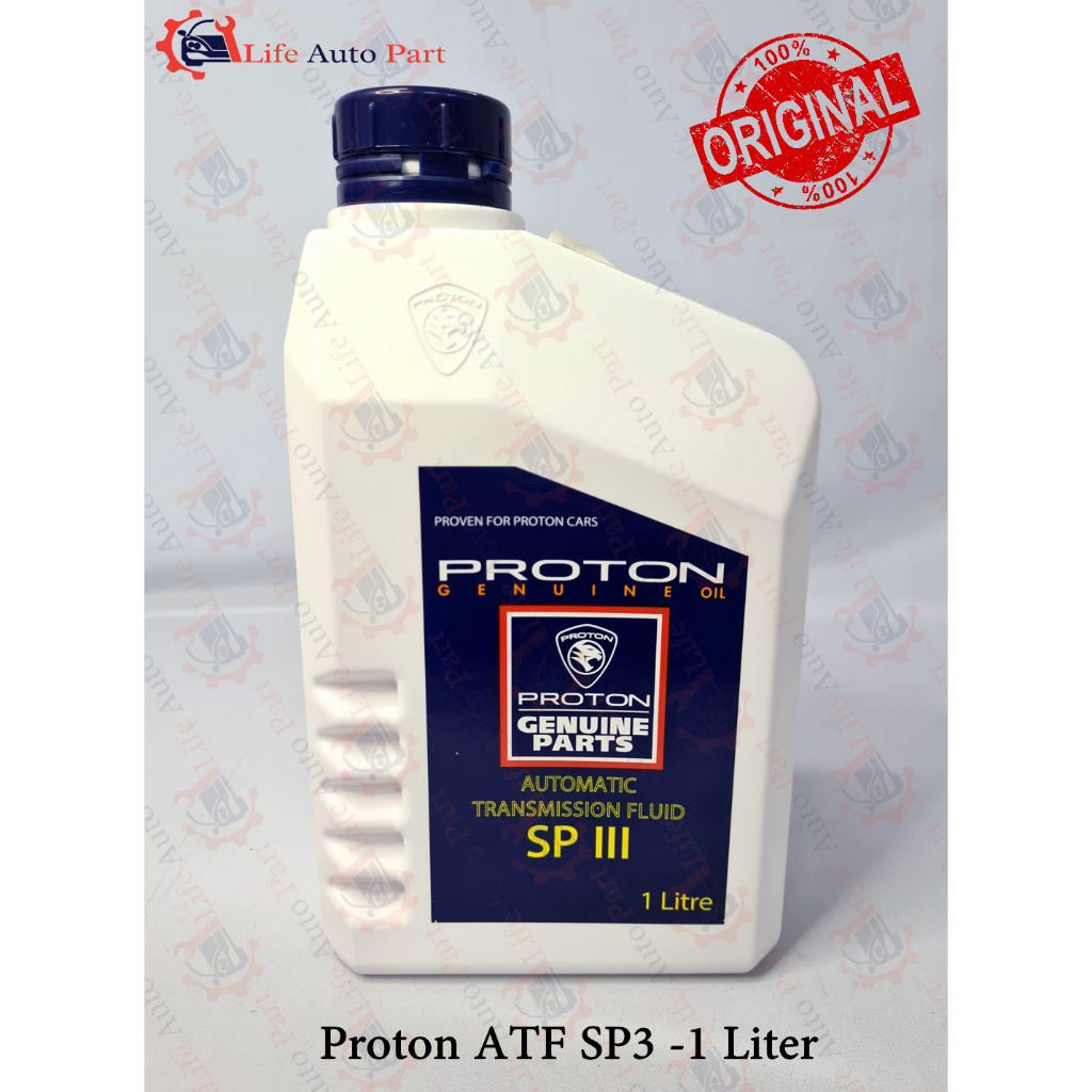 100 Original ATF Proton Automatic Transmission Fluid SP3 Gear Oil 1L