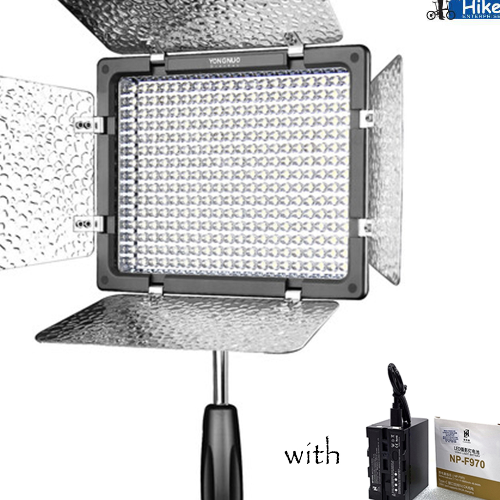 YongNuo YN300 II Pro LED Video Light with (NPF970 video light battery