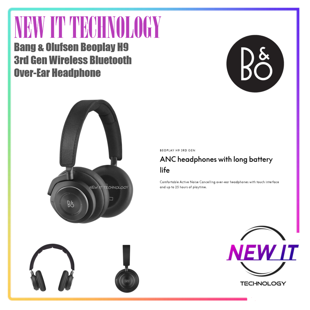 Bang Olufsen Beoplay H9 3rd Gen Wireless Bluetooth Over-Ear