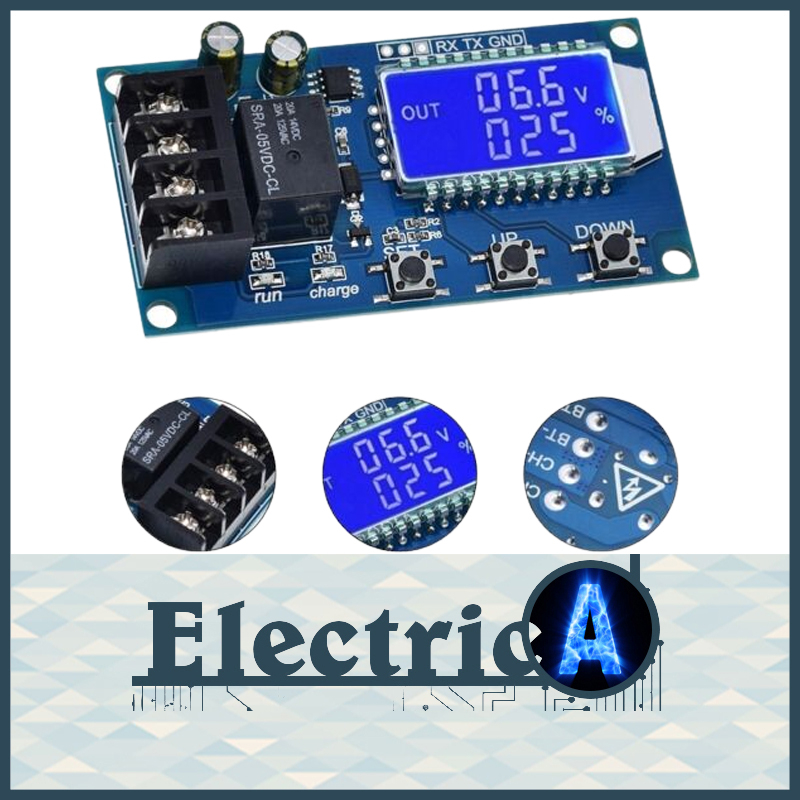 XY-L10A 6-60v 10A Lead-acid Solar Storage Battery Charge Controller Module Protection Board charger Time Switch Battery