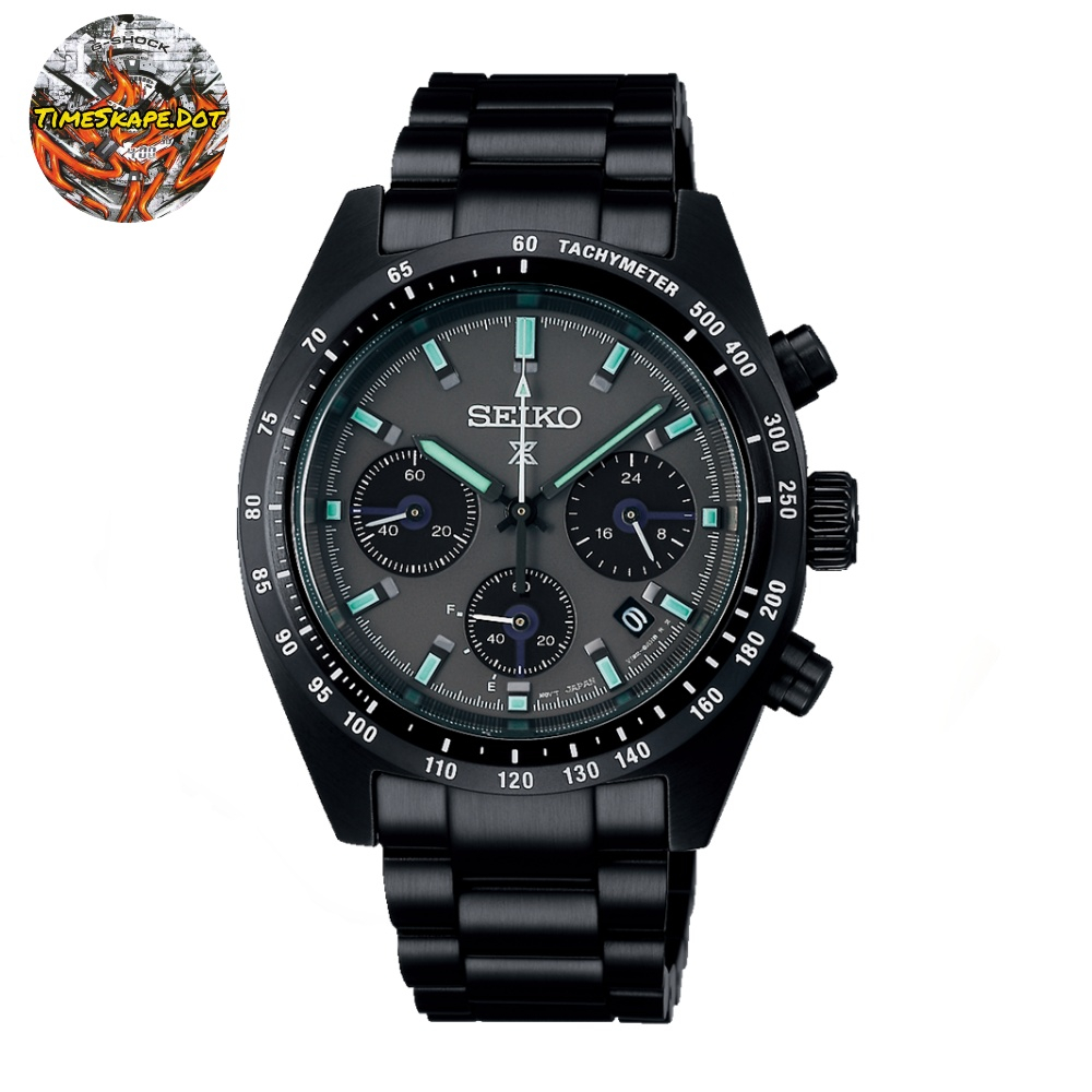 SEIKO PROSPEX SSC917P1 SPEEDTIMER Black Series Solar Chronograph Men’s ...