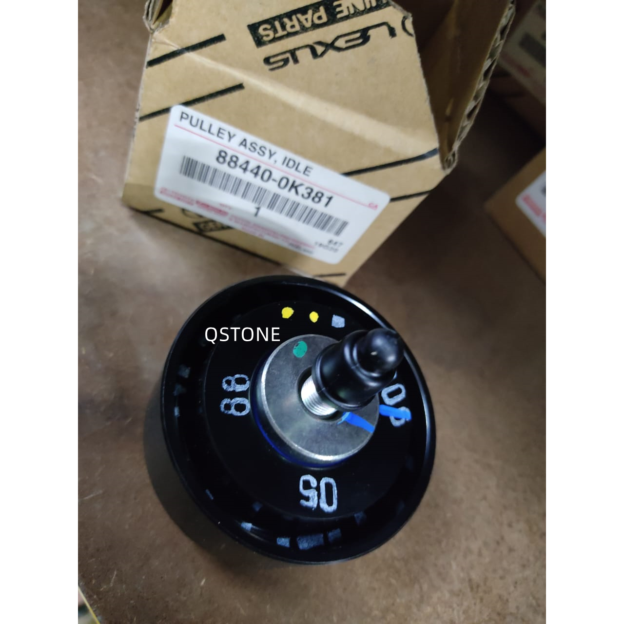 TOYOTA INNOVA / FORTUNER ORIGINAL FAN BELT IDLE PULLEY 884400K381