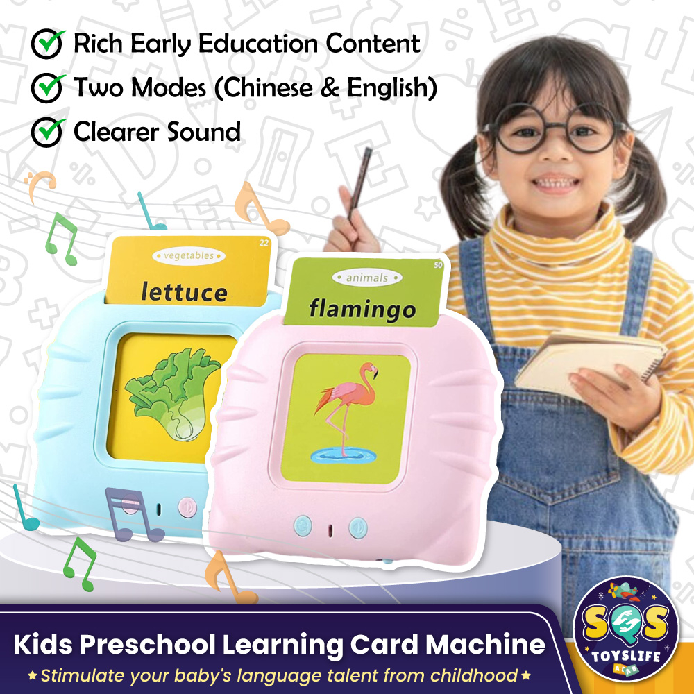 430 Picture Kids Early Learning Flash Cards Reader Machine Educational ...