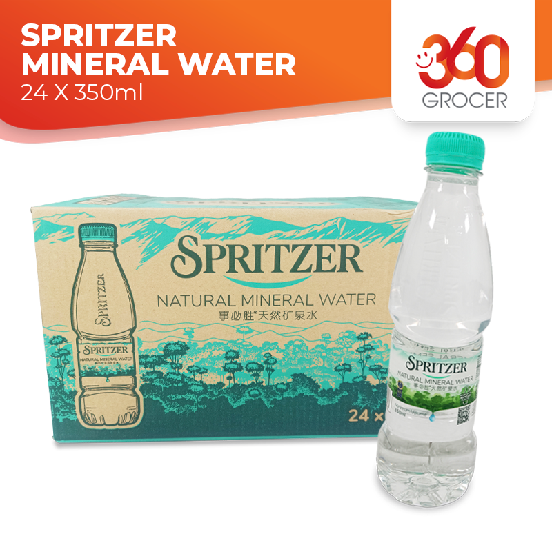 SPRITZER NATURAL MINERAL WATER 24 x 350ML Shopee Malaysia
