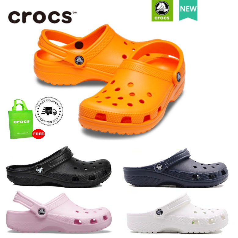 【Malaysia Spot】Crocs Literide ClogSpot 100 Original Crocs Slippers Men