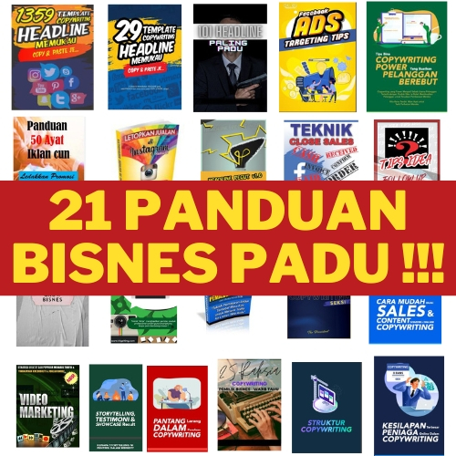 Koleksi Panduan Bisnes Onlin ( 21 Set Panduan Dalam 1 ) Panduan Belajar ...