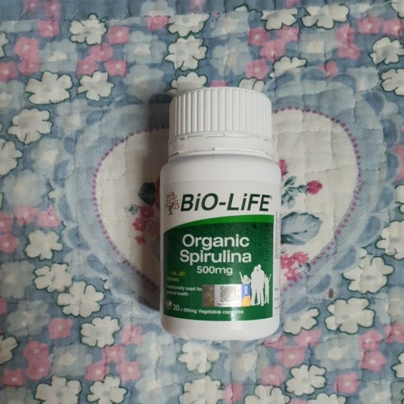 BioLife Organic Spirulina 500mg Vege Capsules 30s (Expiry Date05/2026
